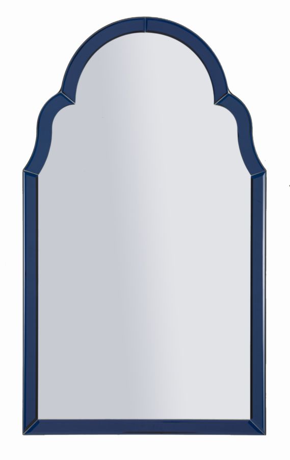 SPECCHIO DA MURO TANGERI BLU CM 47X1X80 (MISURA SPECCHIO CM 41X74)