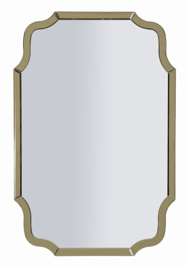 SPECCHIO DA MURO ISTANBUL ORO CM 60X1X90 (MISURA SPECCHIO CM 54X84,5)