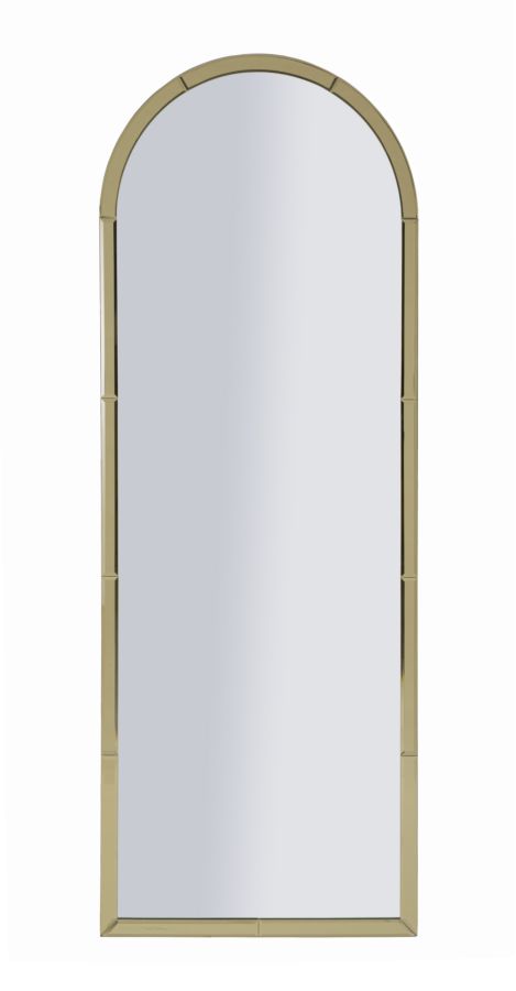 SPECCHIO DA MURO BAKU ORO CM 55X2X150 (MISURA SPECCHIO CM 49X144)