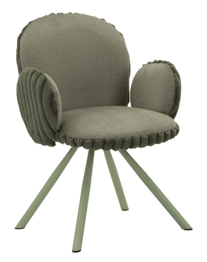 SEDIA STOCCOLMA -B- VERDE SET 2 PZ CM 64X68X83 (ALTEZZA SEDUTA CM 45)