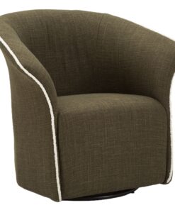 POLTRONA GIREVOLE SIENA VERDE CM 83,5X66X80 (SEDUTA ALTEZZA CM 42)