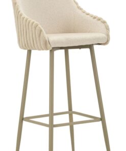 SGABELLO BAR ALASKA -A- CREMA SET 2 PZ CM 52X46X111 (ALTEZZA SEDUTA CM 78)