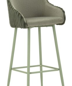 SGABELLO BAR ALASKA -A- VERDE SET 2 PZ CM 52X46X111 (ALTEZZA SEDUTA CM 78)