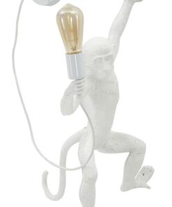 LAMPADA DA MURO MONKEY BIANCA CM 32X32X64