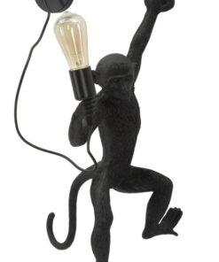 LAMPADA DA MURO MONKEY NERA CM 32X32X64