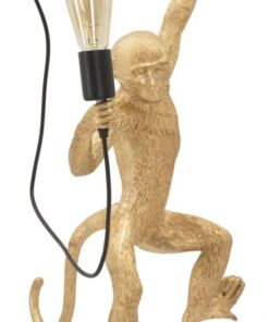 LAMPADA DA MURO MONKEY ORO CM 32X32X64
