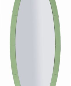 SPECCHIO DA MURO OSLO VERDE CM 55X2X150 (MISURA SPECCHIO CM 42,5X137,5)