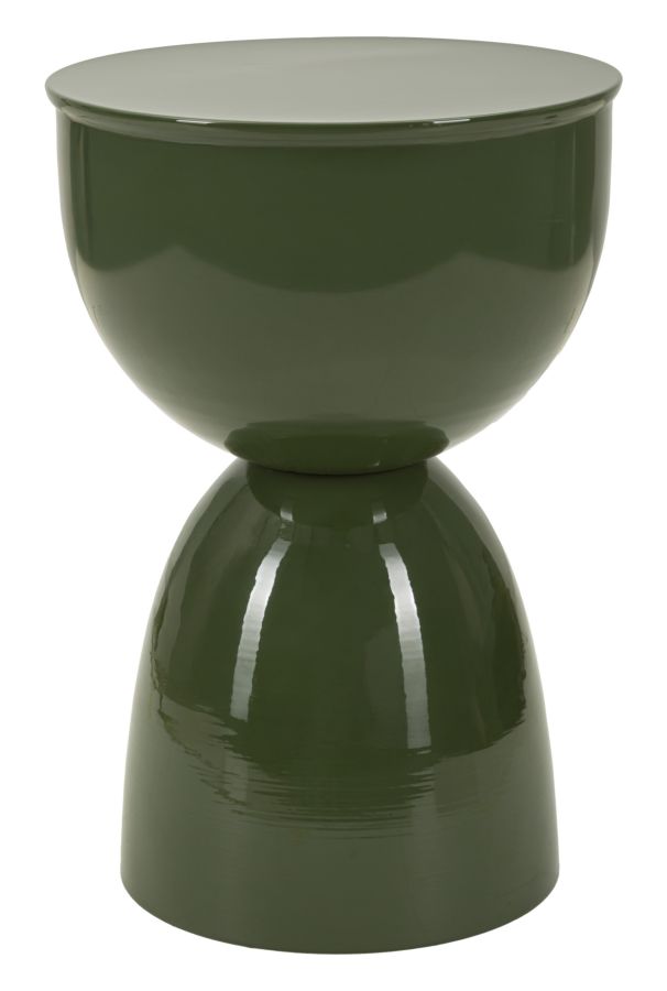 TAVOLINETTO IN METALLO YAO VERDE CM 31X46