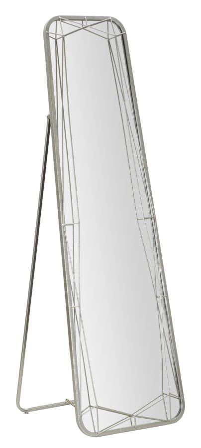 SPECCHIO DA TERRA SILVER CM 46X2-54X153 (MISURA SPECCHIO CM 43X150)
