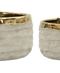 CACHEPOT LIMA BASSI COPPIA CM  22,5X10,5-18X8,5