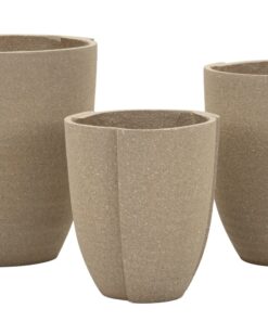 CACHEPOT DA ESTERNO PERU' TRIS CM  43X47-36X41,5-30,5X34,5
 (APER. CM27-33-39)