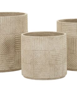 CACHEPOT DA ESTERNO VENEZUELA TRIS CM  43X39-36,5X34-29,5X28 (APER.CM27-34-39)