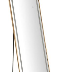 SPECCHIO DA TERRA LED SIMPLE RETT. CM 50X3-38X160 (LUCE CON 3 TEMPERATURE DI COLORE)