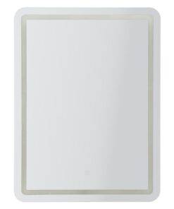 SPECCHIO DA MURO LED SIMPLE RETT. CM 60X3,5X80 (LUCE CON 3 TEMPERATURE DI COLORE)