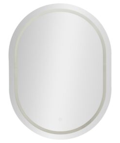 SPECCHIO DA MURO LED SIMPLE OVALE CM 60X3,5X80 (LUCE CON 3 TEMPERATURE DI COLORE)