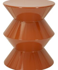 TAVOLINETTO IN METALLO ZAG ORANGE CM  37,5X45