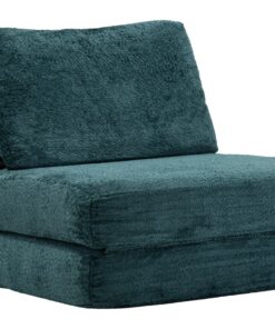 POLTRONA/LETTO FASTER PETROLIO CM 80X100X80 (COMPRESSA-MISURA LETTO CM204X80X18)