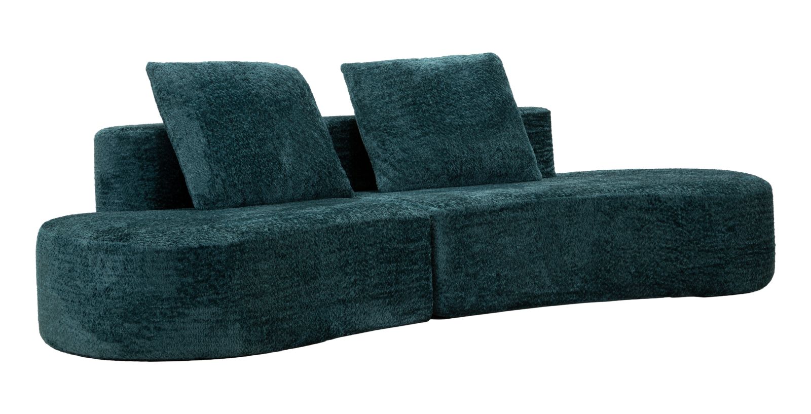 DIVANO ISLAND PETROLIO CM 238X92X78 (COMPRESSO)