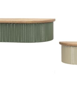 MENSOLE FRANKFURT COPPIA CM 86X18X12-65X16X12