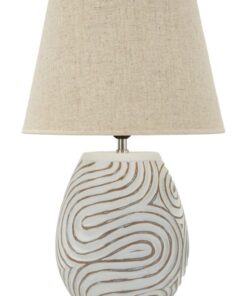 LAMPADA DA TAVOLO RESINA OBLIX CM  35X55