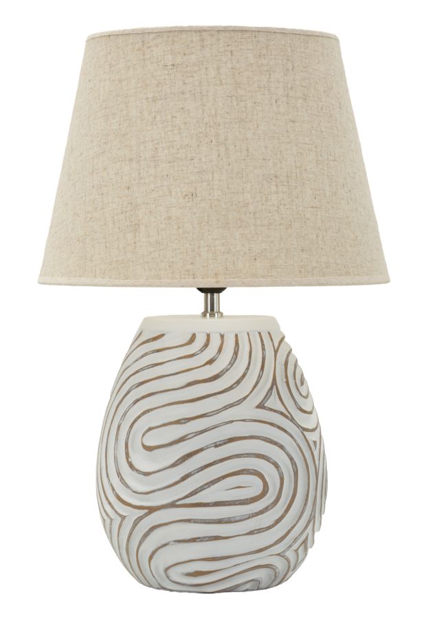 LAMPADA DA TAVOLO RESINA OBLIX CM 35X55
