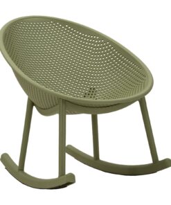 SEDIA A DONDOLO IBIZA VERDE CM 66X88X80 (ALTEZZA SEDUTA CM 38)
