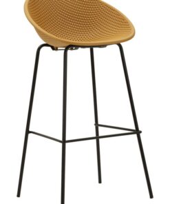 SGABELLO BAR IBIZA SENAPE SET 2 PZ CM 50X50X98 (ALTEZZA SEDUTA CM 75)