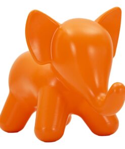 SGABELLO ELEPHANT ARANCIONE CM 86X46X56
