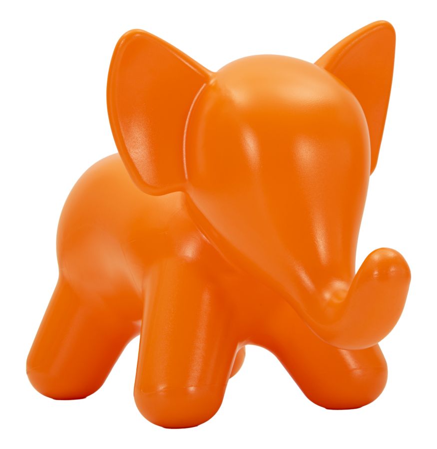 SGABELLO ELEPHANT ARANCIONE CM 86X46X56