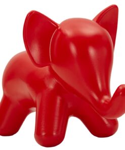 SGABELLO ELEPHANT ROSSO CM 86X46X56