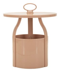 TAVOLINETTO P/GIORNALI IRIS ROSA CM  44X43