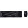 LOGITECH KIT TASTIERA+MOUSE WIRELESS SLIM USB NERO MK220 920-003721