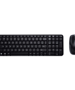 LOGITECH KIT TASTIERA+MOUSE WIRELESS SLIM USB NERO MK220 920-003721