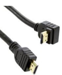 TECNO CAVO HDMI 3 METRI TERMINALI ORO CON UNO CURVO SUPPORTA 4K