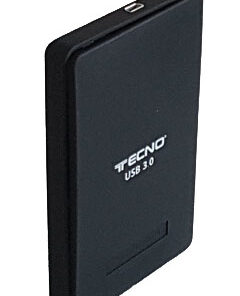 TECNO BOX ESTERNO HDD/SSD 2.5" USB3.0 RIVEST.GOMMA NERO RETAIL TC-302U3