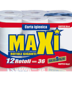 MAXI CARTA IGIENICA CONFEZIONE DA 12PZ