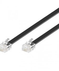 MANHATTAN CAVO TELEFONICO RJ11 MODULARE 2MT PER MODEM/TEL NERO RETAIL