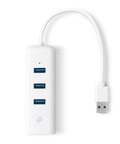 TPLINK ADATTATORE 2IN1 DA USB 3.0 A LAN GIGABIT+HUB USB 3PORTE UE330