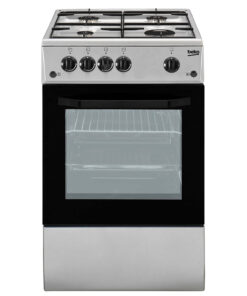 BEKO CUCINA A GAS 4 BRUCIATORI FORNO ELETT.54LT 50x50 SILVER CSS42014FS
