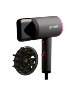 ZEPHIR ASCIUGACAPELLI DESIGN CON DIFFUSORE 2000W NERO/FUCSIA ZHB2000