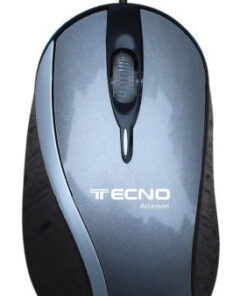 TECNO MOUSE OTTICO USB 1200DPI CAVO 120CM SILVER RETAIL TC-40