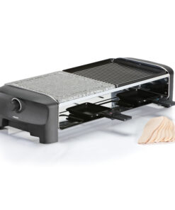 PRINCESS BISTECCHIERA RACLETTE 8 STONE GRIGLIA + PIETRA 42x42CM 1400W
