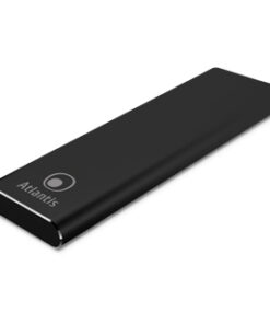 ATLANTIS BOX ESTERNO SSD M.2 SATA USB3.1/TYPE C NERO A06-M2-SATA-01