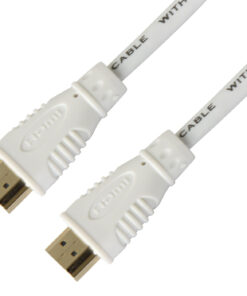 TECHLY CAVO HDMI 0,5 METRI TERMINALI ORO ETHERNET 4K BIANCO RETAIL