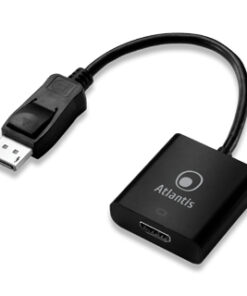 ATLANTIS CONVERTITORE DA DISPLAY PORT MASCHIO A HDMI FEMMINA