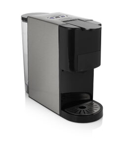 PRINCESS MACCHINA DA CAFFE CAPSULE/CIALDE/MACINATO 4in1 NERO/SILVER