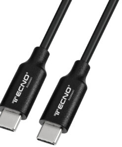 TECNO CAVO TYPE C DATI E CARICAVELOCE 1MT NERO TC-171