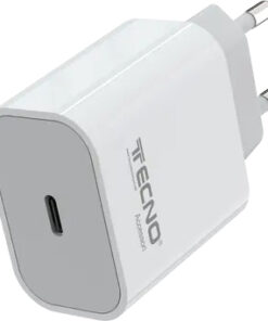 TECNO ALIMENTATORE CARICA RAPIDA TYPE C 20W 3A BIANCO TC-882