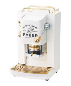 FABER MACCHINA DA CAFFE' A CIALDE PRO DELUXE PURE WHITE