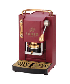 FABER MACCHINA DA CAFFE' A CIALDE PRO MINI DELUXE CHERRY RED